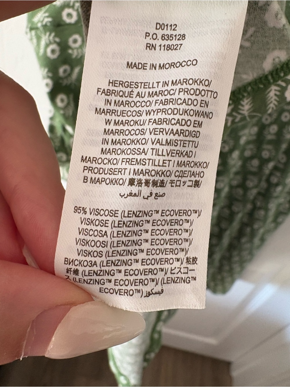 Boden Women's Green Fixed Wrap Jersey Dress Size 6P - Picture 4 of 5